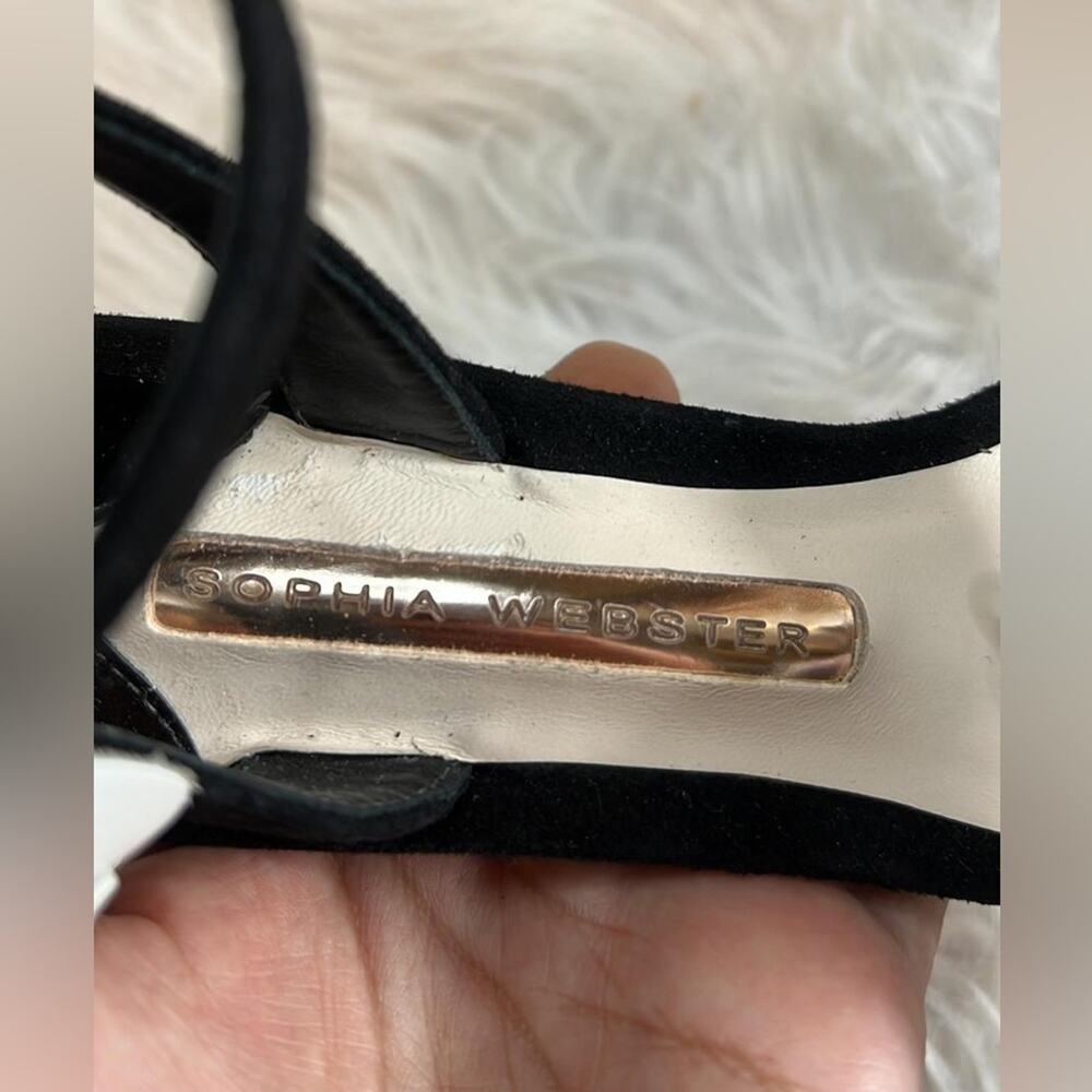 Sophia Webster Sandals In Black White - Picture 6 of 7